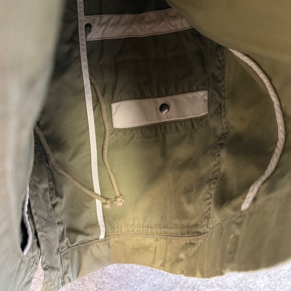 J.Crew Olive Green Utility Military Jacket Women’s 100% Cotton Field Coat Small - Picture 9 of 12